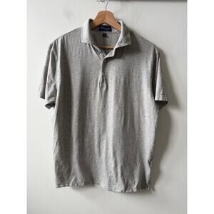 Peter Millar gray polo men's size medium